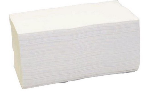 Z-Z 2vrstvé bílé 3000ks 21x25cm Celulóza - Papírová hygiena Papírové ručníky Z-Z 2 vrstvé
